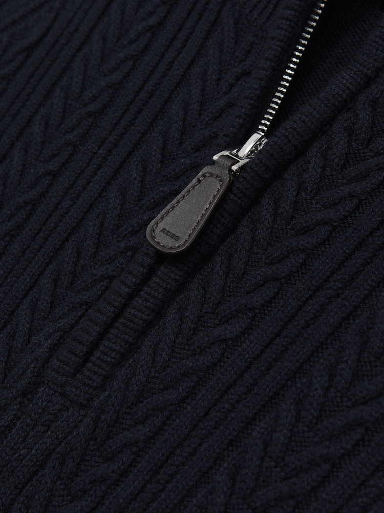 Reiss Navy Loxley Jumper - Image 7 of 7 Reiss Navy Loxley Jumper - Image 7 of 7
