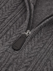 Reiss Mid Grey Melange Loxley Jumper - Image 7 of 7