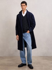 Reiss Navy Walton Jumper - Image 3 of 7