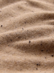 Camel - Cárdigan de alto contenido en algodón con diseño suave al tacto, cuello en pico y botones - Imagen 2 de 3