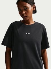 Nike Black Sportswear Essential Oversized T-Shirt - Image 3 of 5