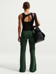 Nike Fir Green Zenvy High-Waisted Flared Leggings - Image 3 of 6