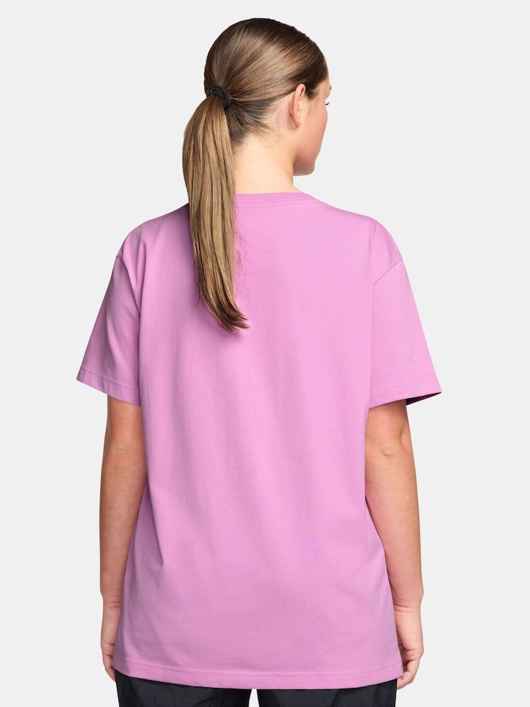 Magenta Rosa - Nike Sportswear Essential Oversized T-Shirt - Bild 2 av 3