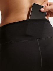 Nike Black One High-Waisted 8" Biker Shorts - Image 6 of 6