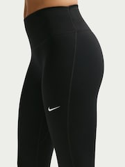 Nike Black One High Waisted Capri Leggings - Image 4 of 6