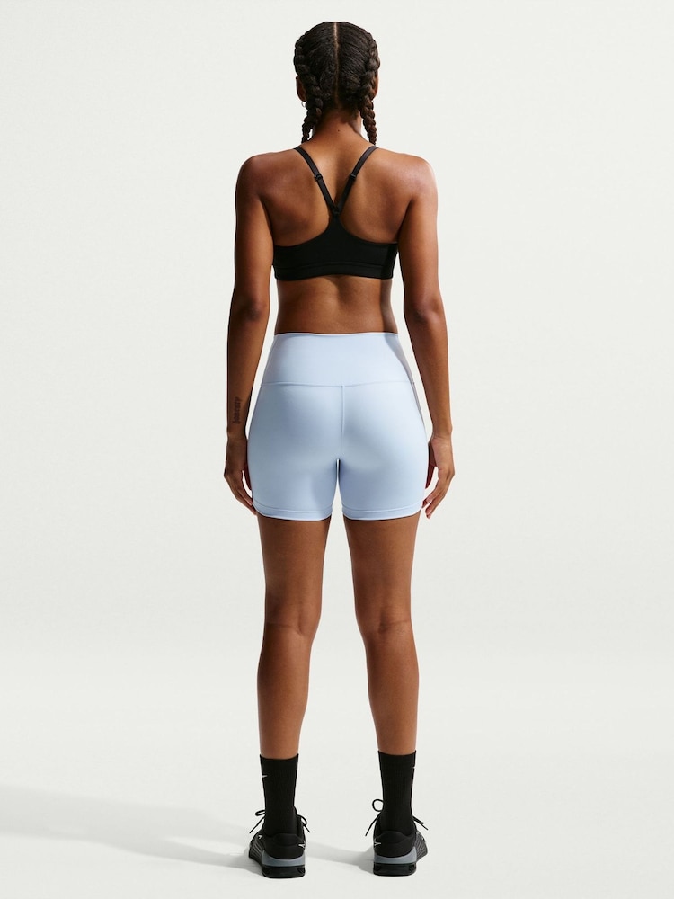 Nike Hydrogen Blue One 5" Biker Shorts - Image 2 of 6 Nike Hydrogen Blue One 5" Biker Shorts - Image 2 of 6