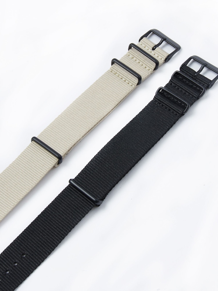 Luke 1977 Perroy Stone Brown Strap Watch 2 PACK - Image 2 of 2 Luke 1977 Perroy Stone Brown Strap Watch 2 PACK - Image 2 of 2