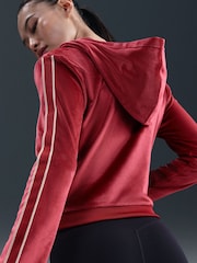 Nike Team Crimson Red Velour Full-Zip Hoodie - Image 4 of 5