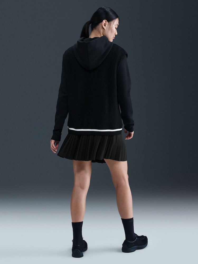 Nike Black Pleated Mini Skirt - Image 2 of 5 Nike Black Pleated Mini Skirt - Image 2 of 5