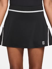 Nike Black Advantage Dri-FIT High Waisted Tennis Skirt - Image 1 of 4