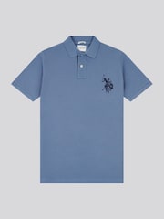 U.S. Polo Assn. Blue Mens Large Player Pique Polo Shirt - Image 1 of 3