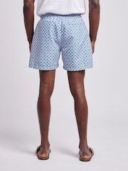 U.S. Polo Assn. Blue Mens Geo Swim Shorts - Image 2 of 5