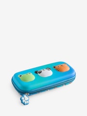 Blue/Green Cute Animals Pencil Case and Stationery Set - Image 2 of 3