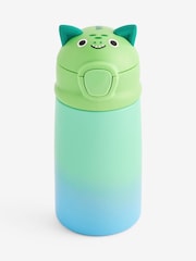 Blue/Green Cute Dragon 350ml Stainless Steel Water Bottle - Image 4 of 4
