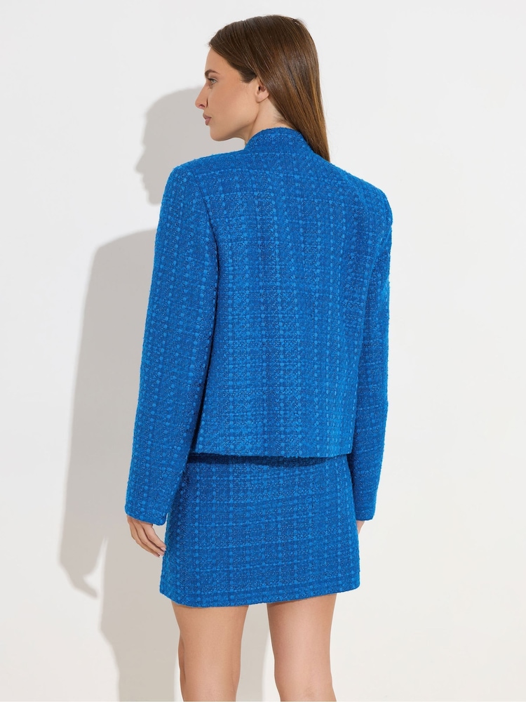 Star by Julien MacDonald Blue Boucle Skirt - Image 2 of 5