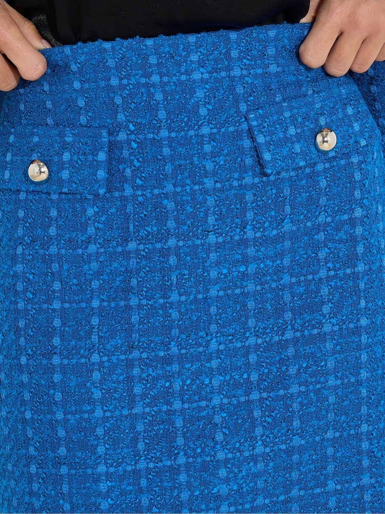 Star by Julien MacDonald Blue Boucle Skirt - Image 5 of 5