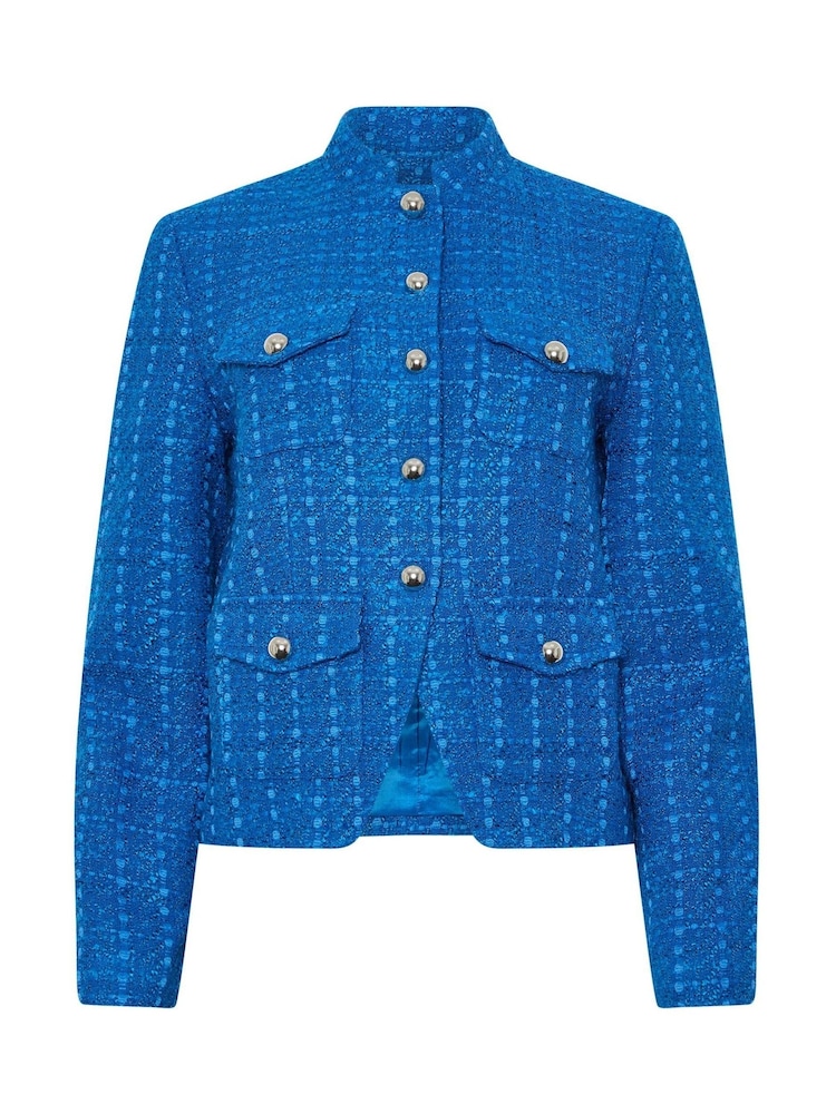 Star by Julien MacDonald Blue Boucle Jacket - Image 5 of 5 Star by Julien MacDonald Blue Boucle Jacket - Image 5 of 5