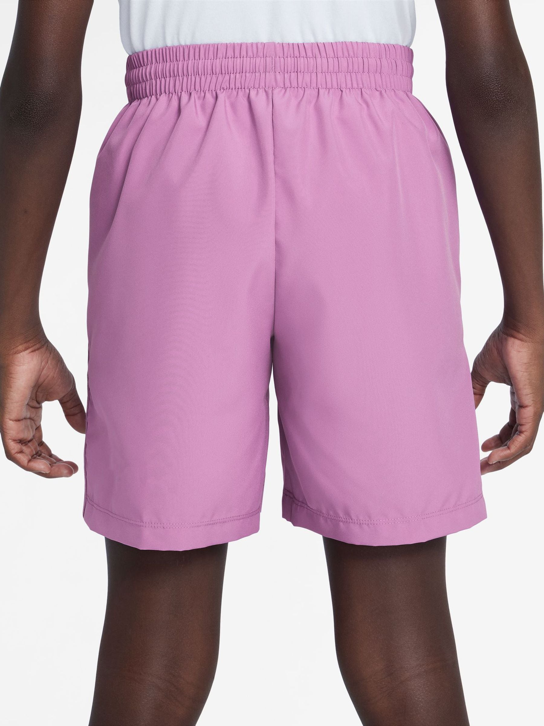 pink nike training shorts