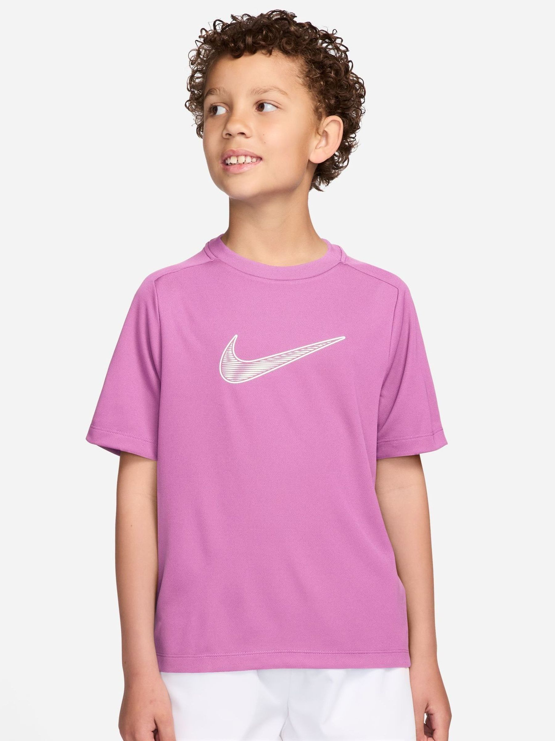 pink and purple nike shirt