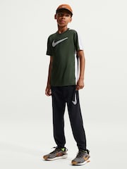 Nike Black Multi Knit Joggers - Image 1 of 6