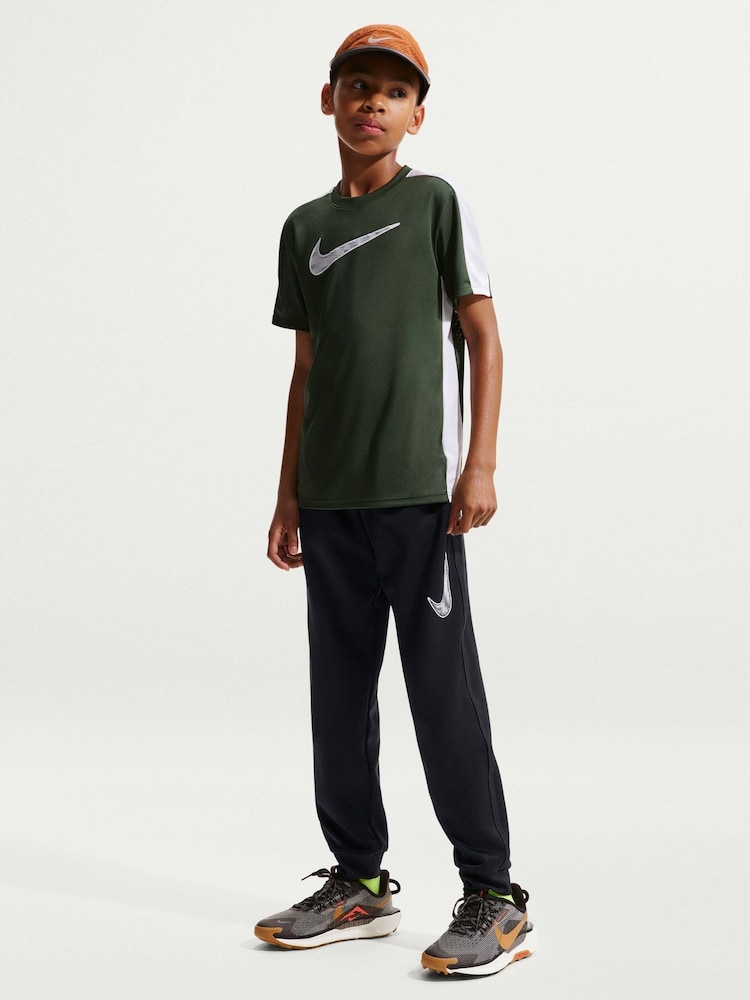 Nike Black Multi Knit Joggers - Image 1 of 6