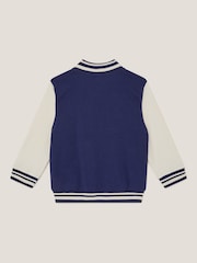 Monsoon Blue Varsity Bomber Jacket - Image 2 of 3