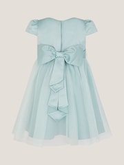 Monsoon Green Baby Satin Bridesmaid Dress - Image 2 of 3