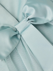 Monsoon Green Baby Satin Bridesmaid Dress - Image 3 of 3