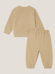 Monsoon Brown Benny Bear Sweatshirt & Joggers Set - Image 2 of 3