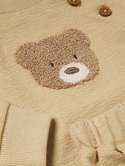 Monsoon Brown Benny Bear Sweatshirt & Joggers Set - Image 3 of 3