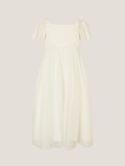 Monsoon Natural Starla Lace Tulle Dress - Image 1 of 1