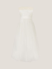 Monsoon Natural Cynthia Strapless Lace Maxi Dress - Image 1 of 1