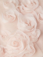 Monsoon Pink Baby Evangaline Rose Appliqué Tulle Dress - Image 3 of 3