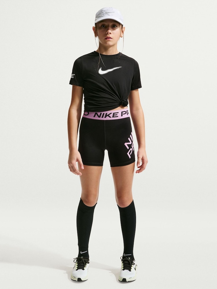 Nike Black Pro Dri-FIT 3" Shorts - Image 1 of 5
