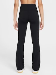 Nike Black One Dri-FIT Flared Leggings - Image 2 of 4