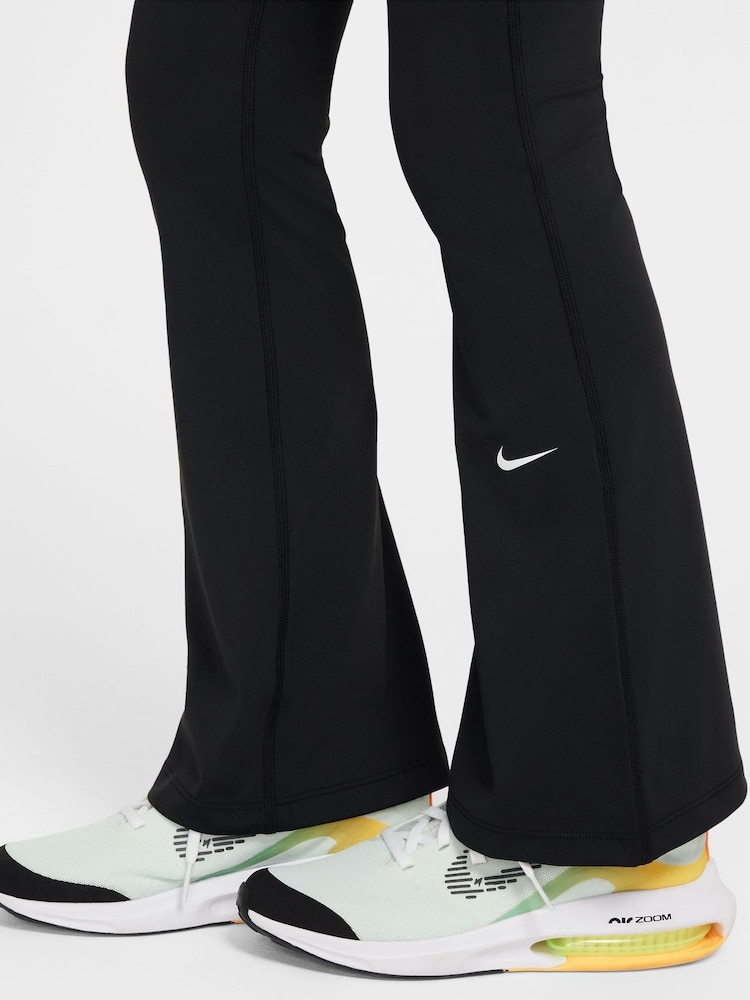 Nike Black One Dri-FIT Flared Leggings - Image 4 of 4 Nike Black One Dri-FIT Flared Leggings - Image 4 of 4