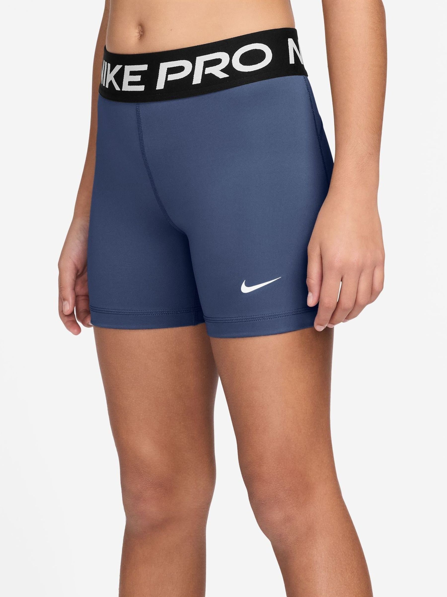 navy nike pro shorts
