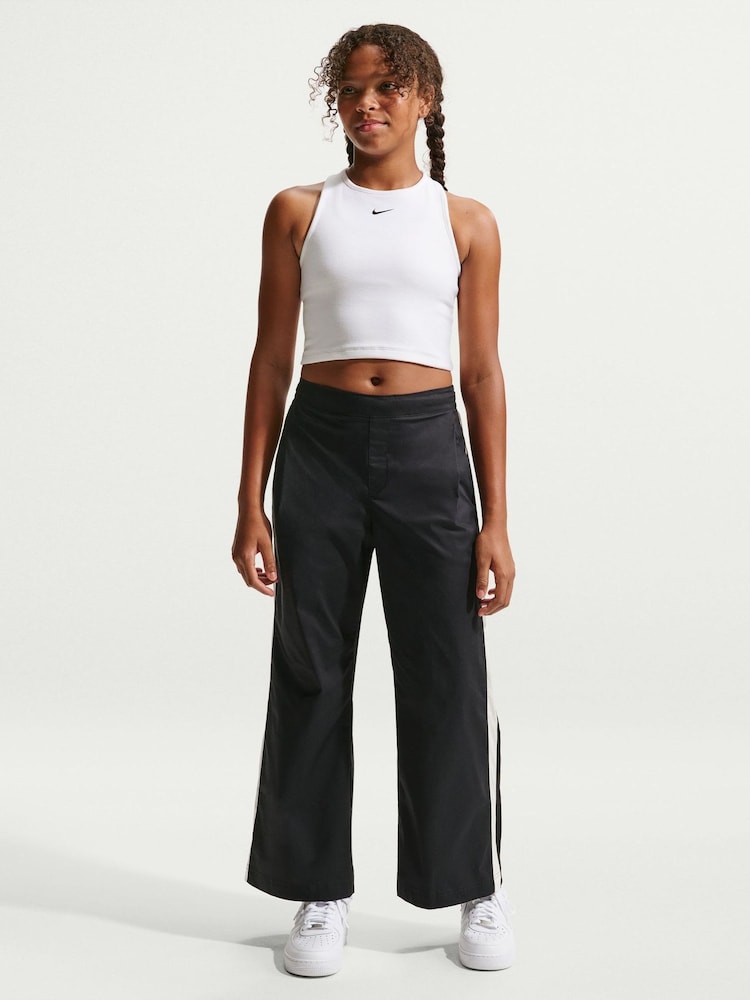 Nike Black Sportswear Woven Pants - Image 1 of 5 Nike Black Sportswear Woven Pants - Image 1 of 5