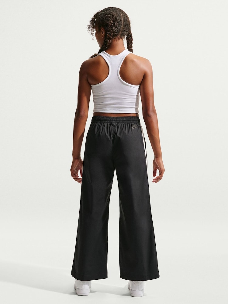 Nike Black Sportswear Woven Pants - Image 2 of 5 Nike Black Sportswear Woven Pants - Image 2 of 5