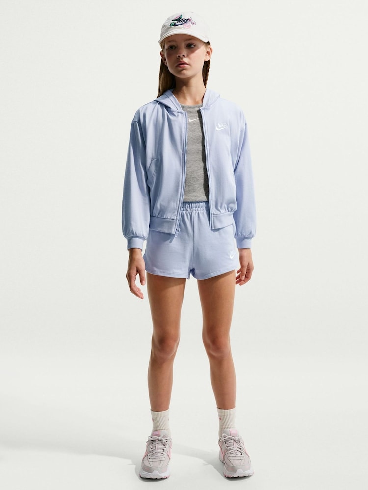 Nike Ghost Blue Sportswear Full Zip Hoodie - Image 1 of 5