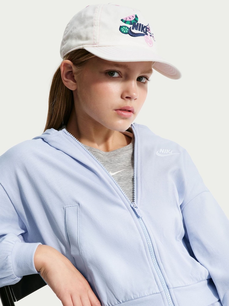 Nike Ghost Blue Sportswear Full Zip Hoodie - Image 5 of 5