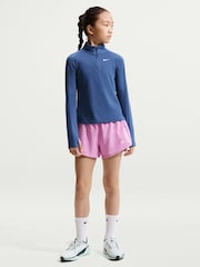 Nike Mystic Navy Dri-FIT Long Sleeve Half Zip Top - Image 1 of 5