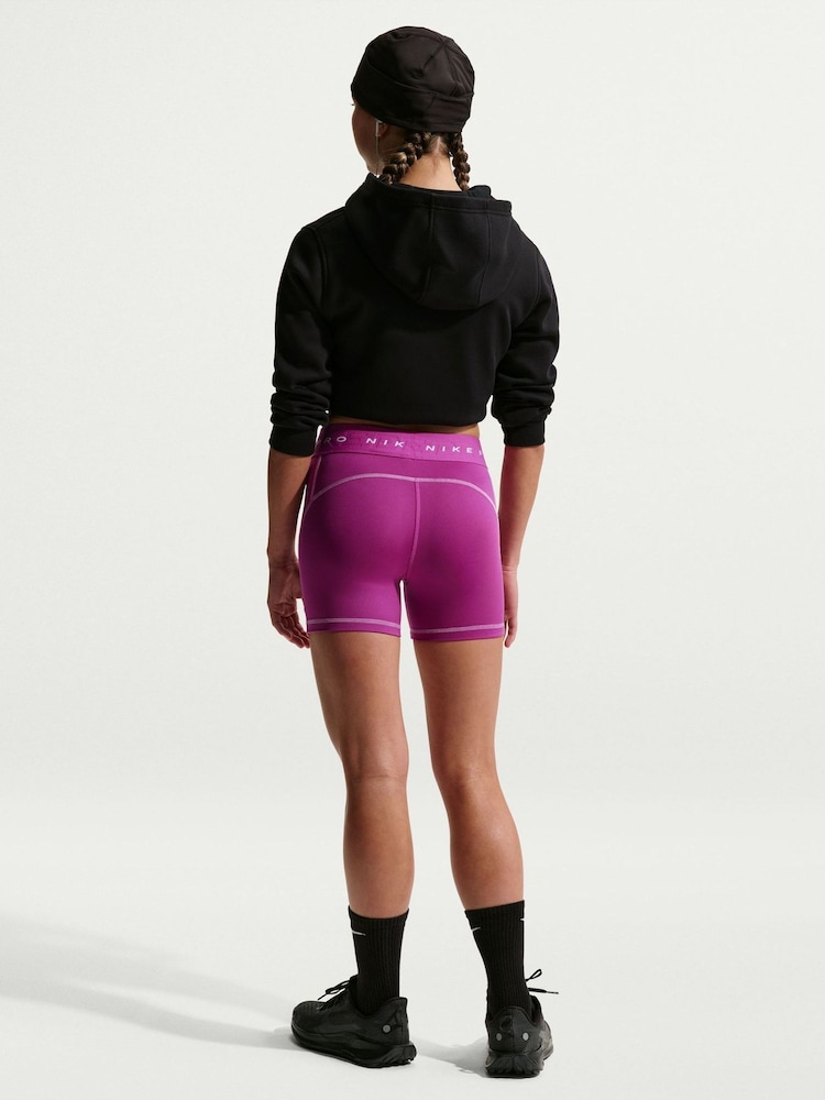 Nike Purple Pro Dri-FIT 3 Inch Shorts - Image 2 of 5 Nike Purple Pro Dri-FIT 3 Inch Shorts - Image 2 of 5