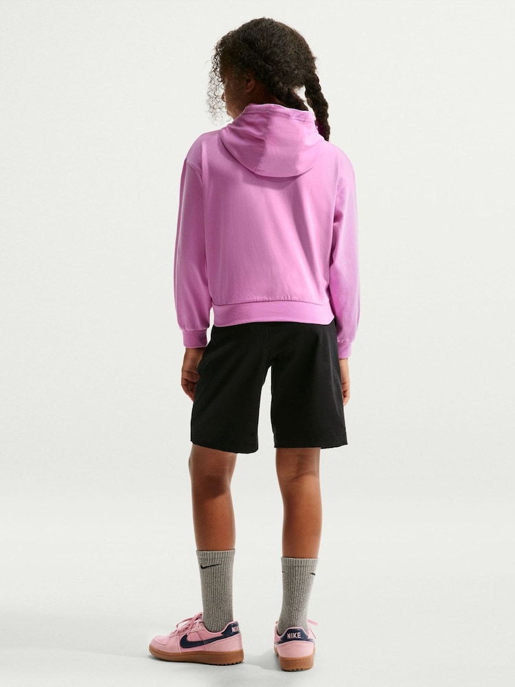 Nike Magenta Pink Sportswear Full Zip Hoodie - Image 2 of 5