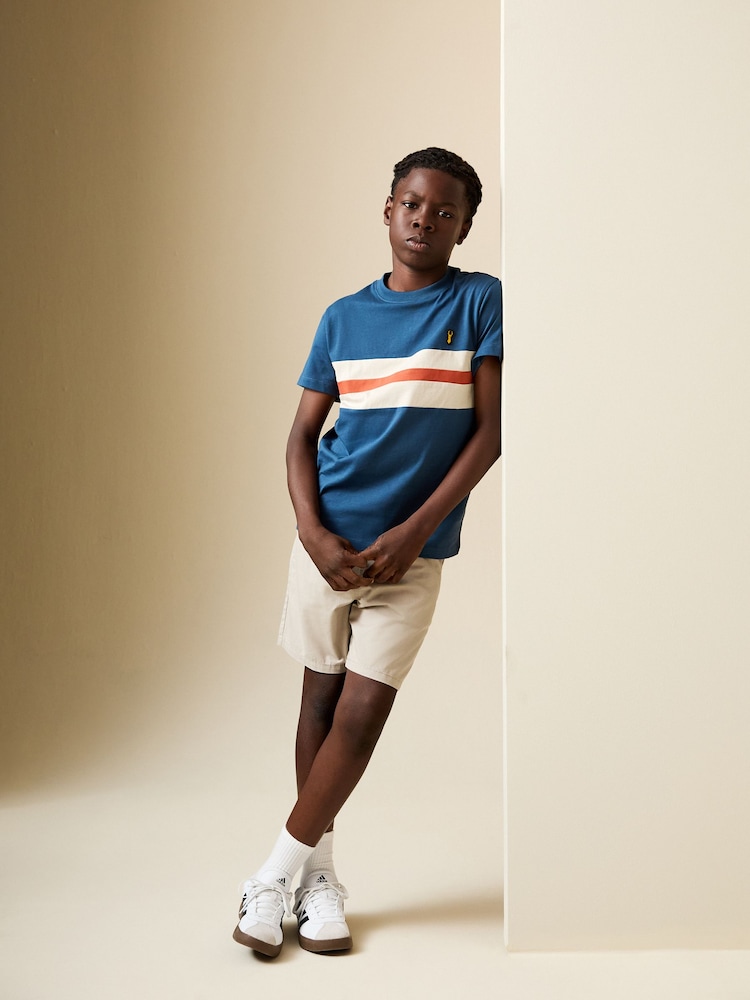 Stone Regular Fit Pull On Shorts (3-16yrs) - Image 3 of 3 Stone Regular Fit Pull On Shorts (3-16yrs) - Image 3 of 3