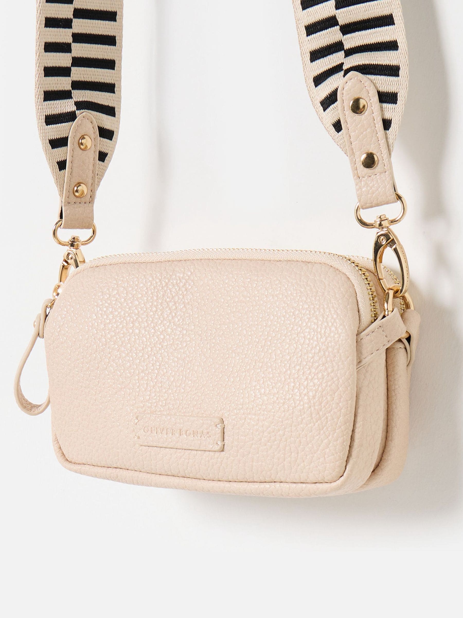 Oliver Bonas Cream Naha Cross-Body Bag