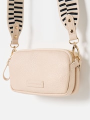 Oliver Bonas Cream Naha Cross-Body Bag - Image 1 of 6