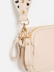 Oliver Bonas Cream Naha Cross-Body Bag - Image 5 of 6