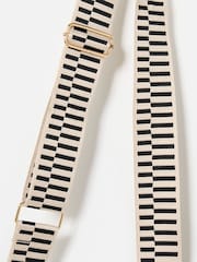 Oliver Bonas Cream Naha Cross-Body Bag - Image 6 of 6