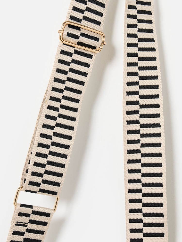 Oliver Bonas Cream Naha Cross-Body Bag - Image 6 of 6